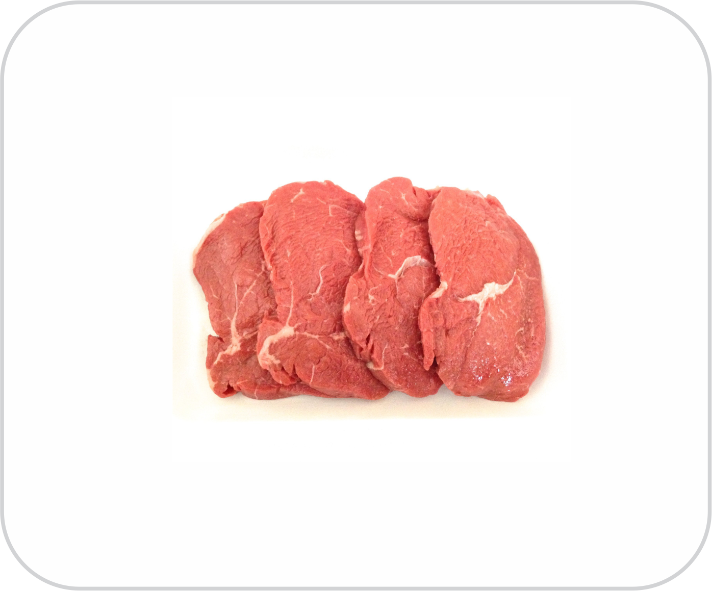 Bife suíno e bovino porcionado