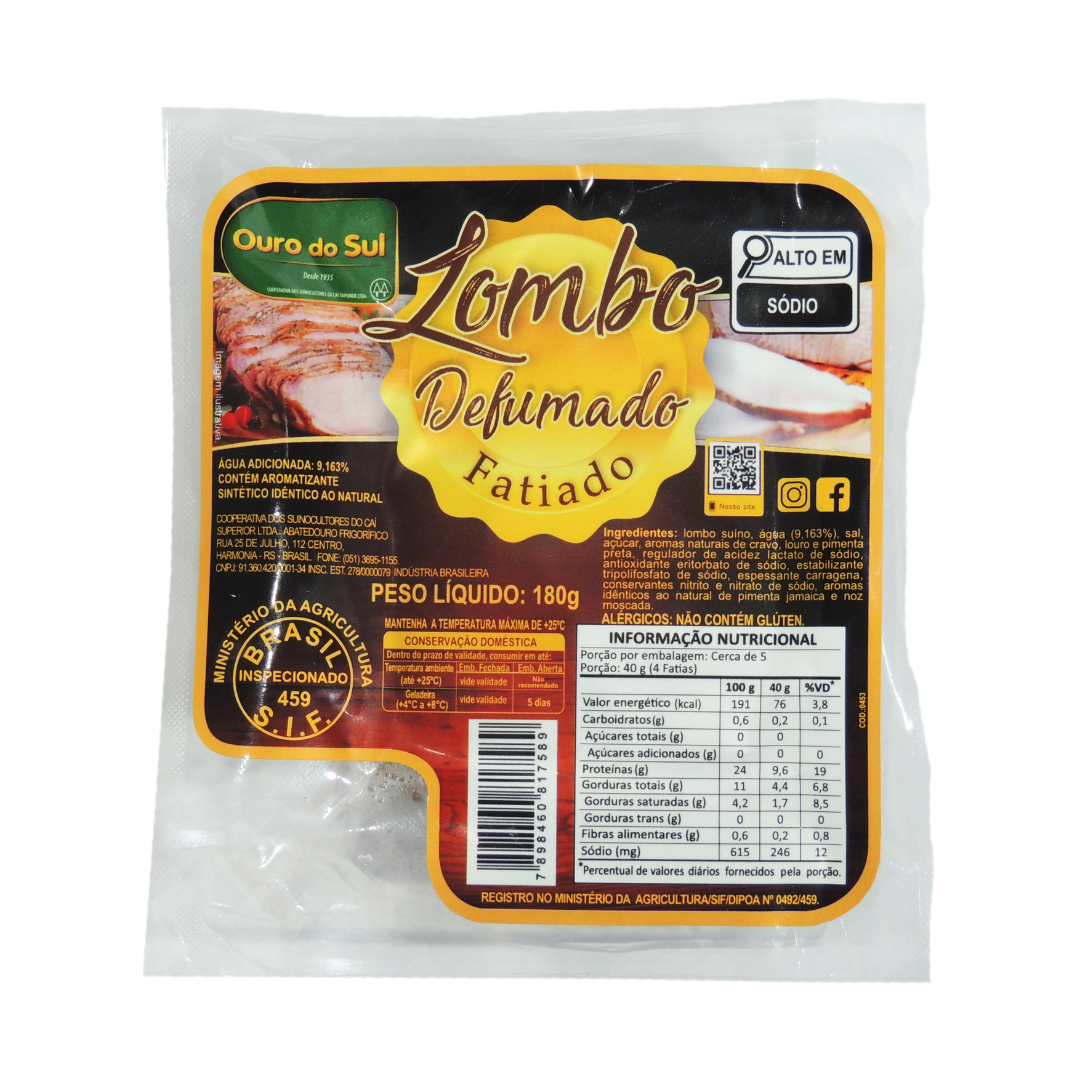 Lombo Defumado Fatiado