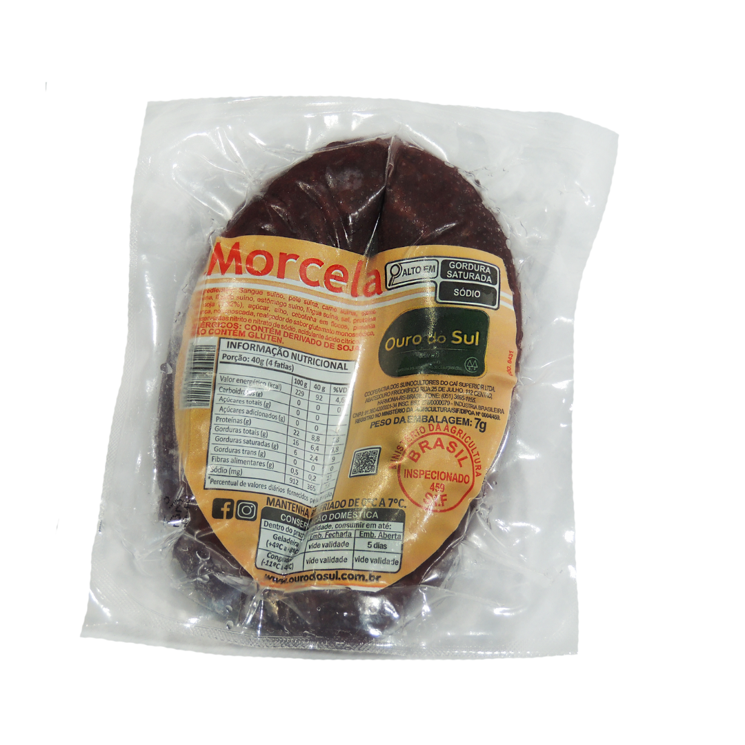 Morcela Solta Branca e Preta
