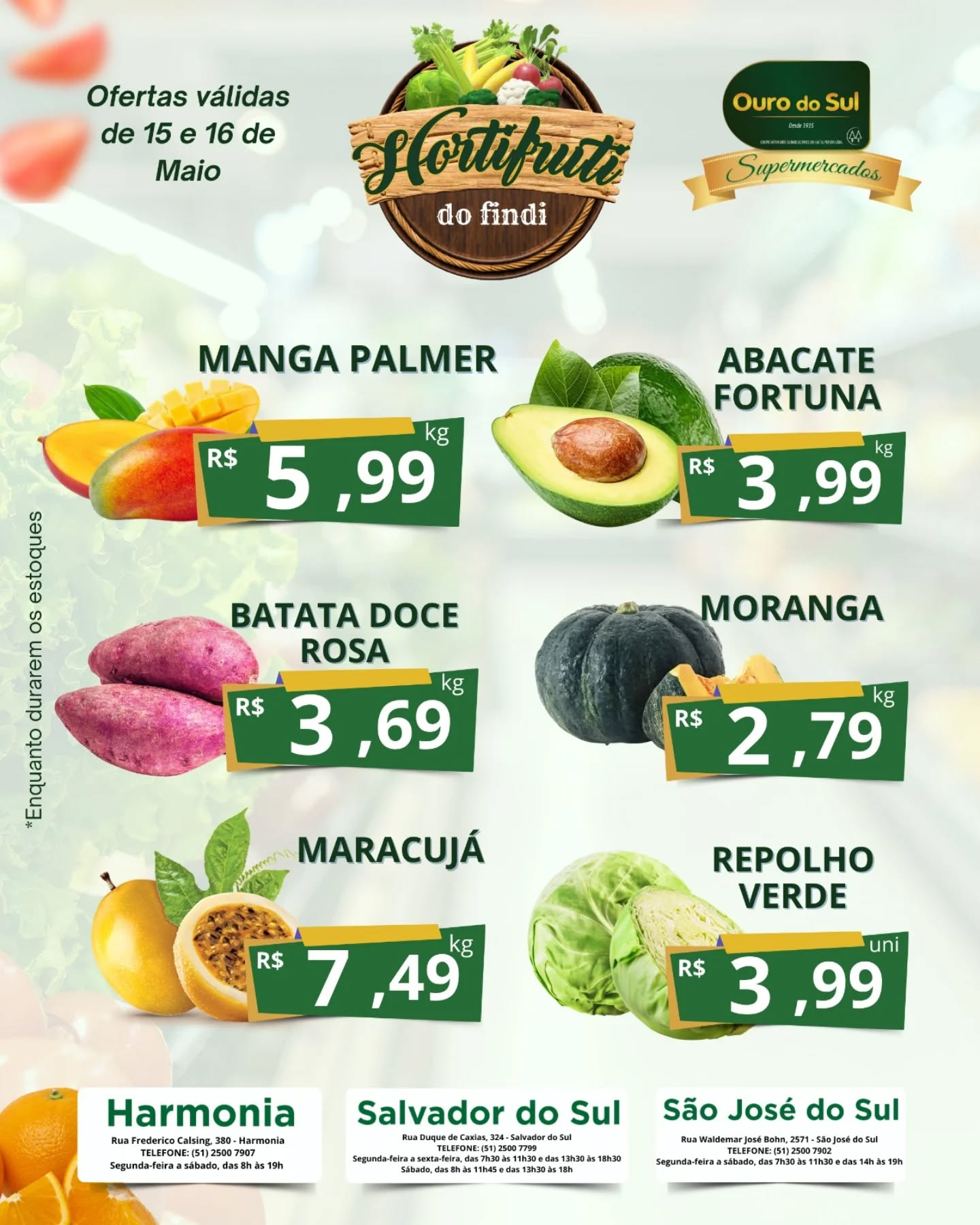 Promoção de Fim de Semana — Supermercados Ouro do Sul